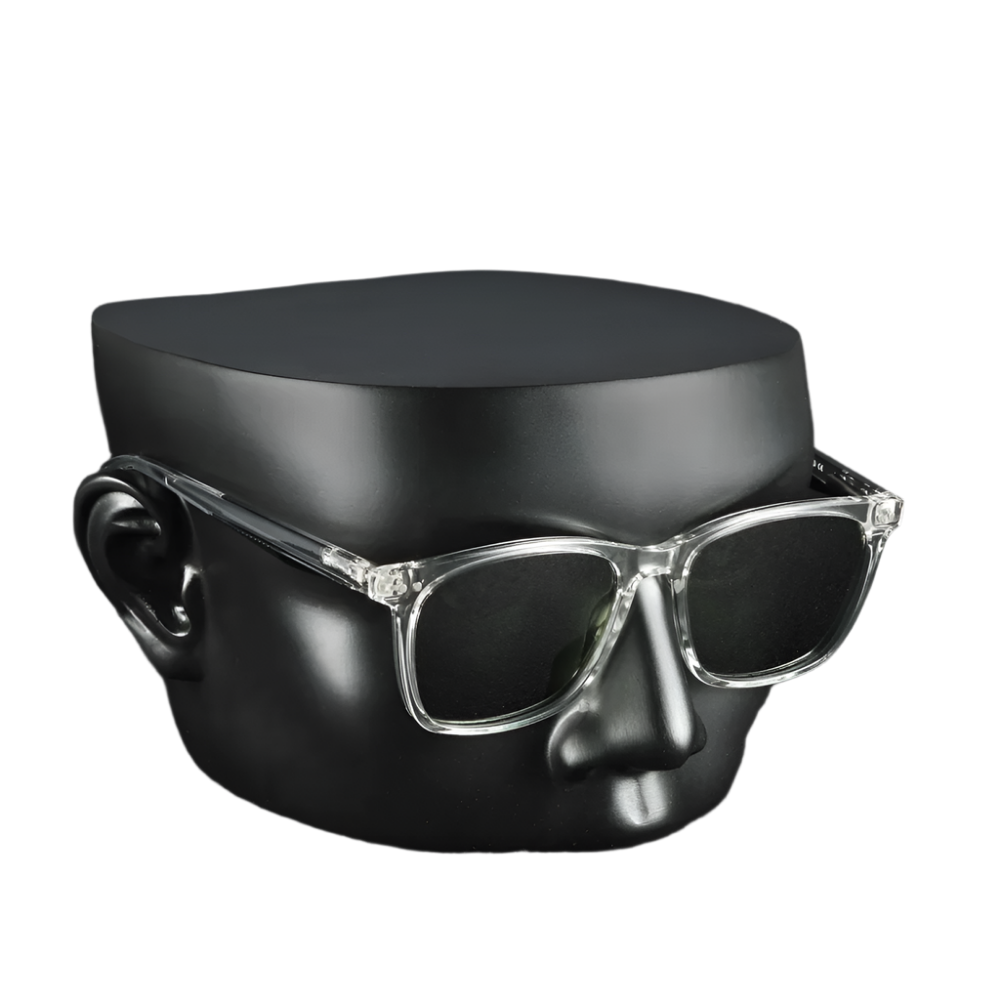 KDEAM Men's Square Sunglasses Polarized Lens TR90 Material Frame Spring Stainless Steel Hinges Fishing Sun Glasses KD393
