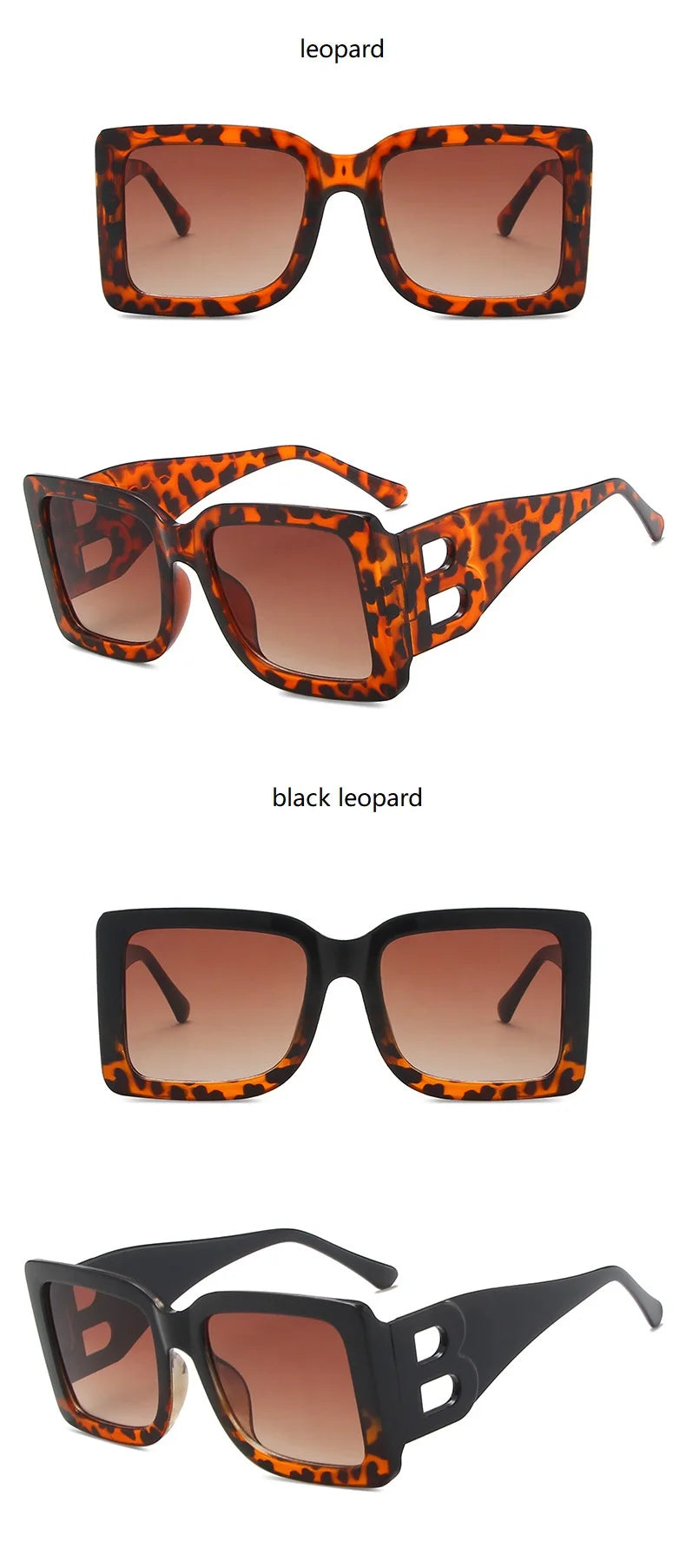 Oversized Square Sunglasses Women Fashion 2024 New Vintage Big Frame Shades Men Sun Glasses UV400 Eyewear Oculos Gafas De Sol