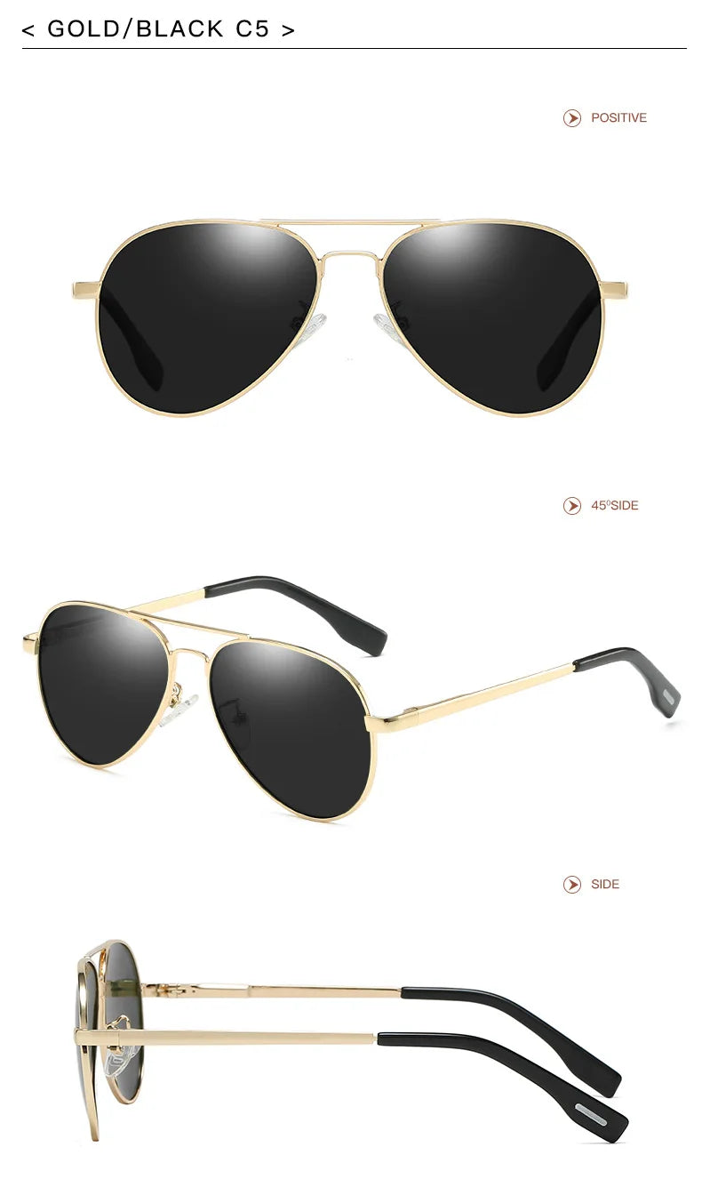 MYT_0297 Men and women polarized sunglasses Aviation Sung Glasses For Small Face Retro Male Pilot sunglasses Oculos de sol UV400