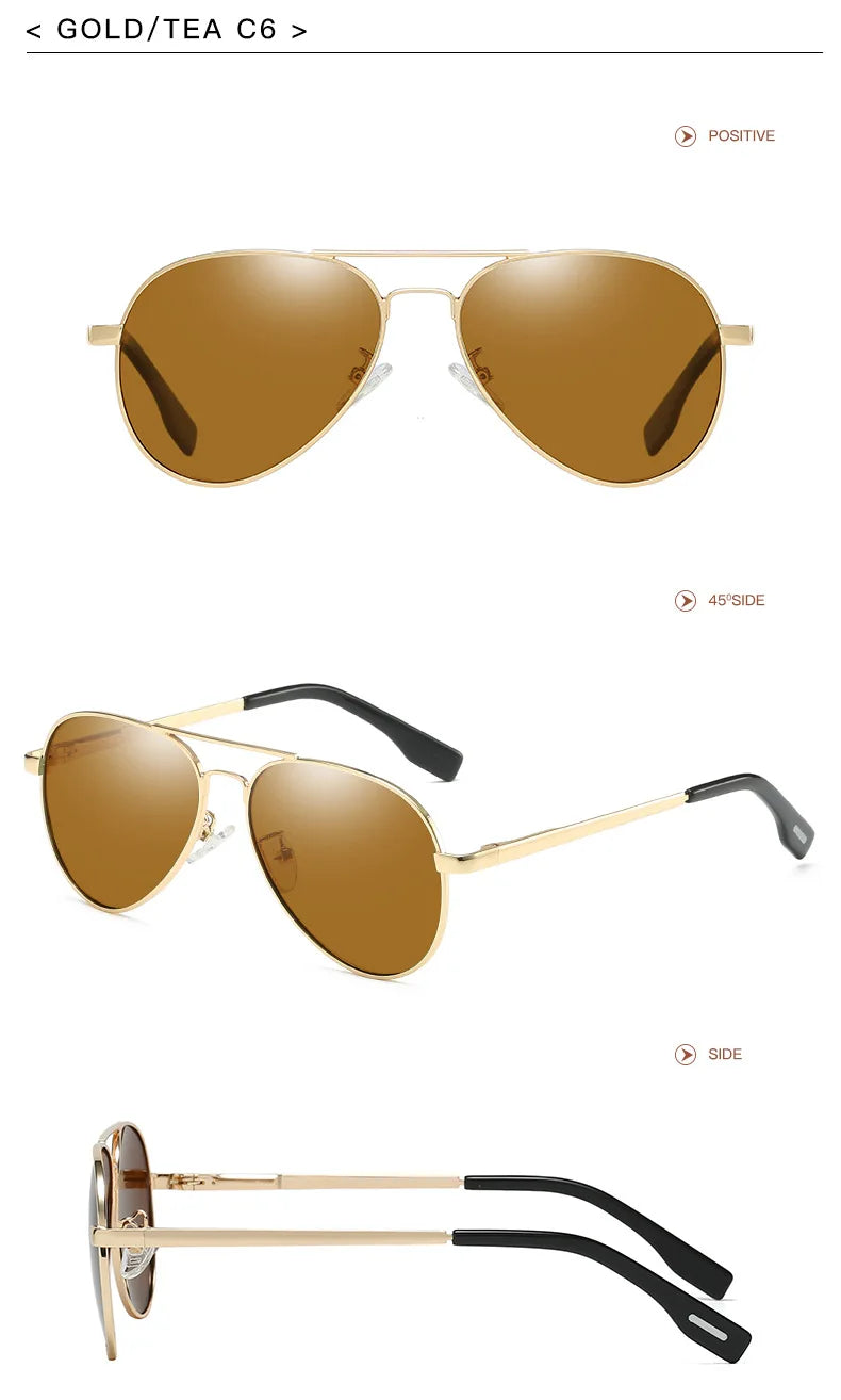 MYT_0297 Men and women polarized sunglasses Aviation Sung Glasses For Small Face Retro Male Pilot sunglasses Oculos de sol UV400