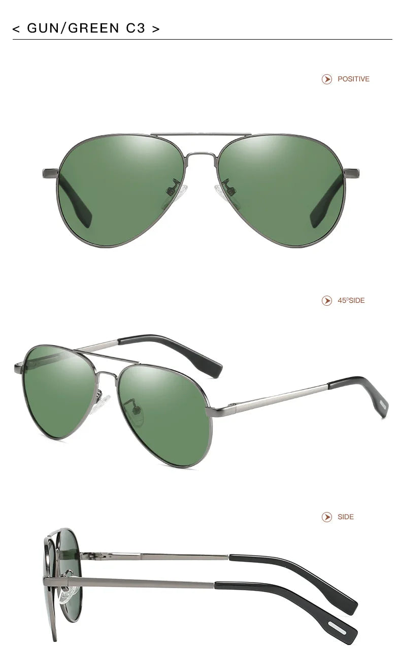 MYT_0297 Men and women polarized sunglasses Aviation Sung Glasses For Small Face Retro Male Pilot sunglasses Oculos de sol UV400