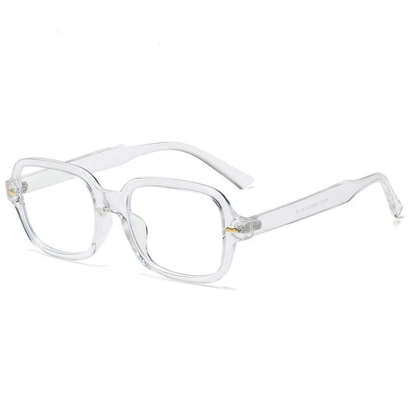 JNPCXI Fashion Square Women Luxury Sunglasses Retro Rivets Men Orange Lens Shades UV400 Sun Glasses