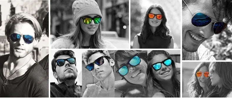 6 In 1 Custom Men Women Polarization Optical Magnetic Sunglasses Clip Magnet Clip on Sunglasses Clip on Sun Glasses Frame