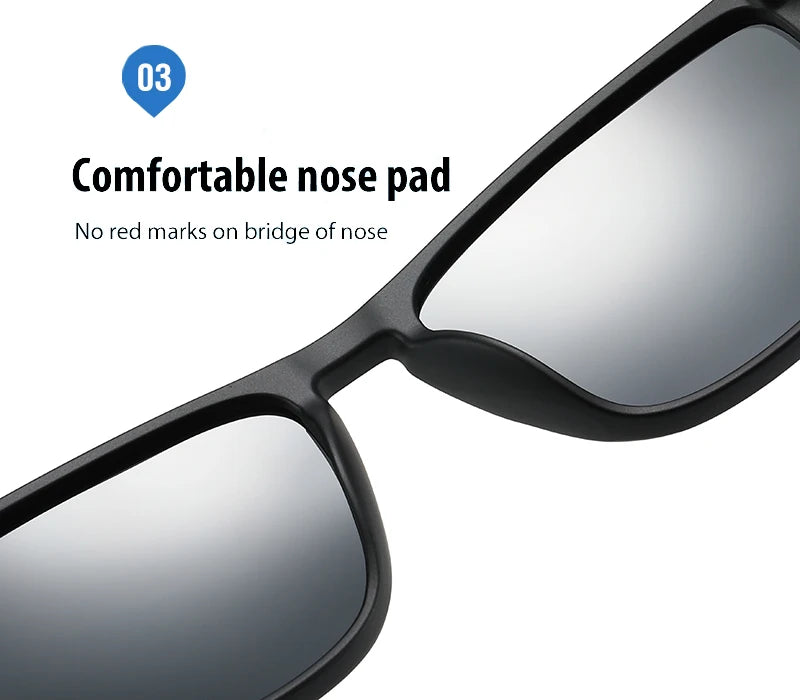 Women Men Cool TR90 Polarized Sunglasses UV400 Protection Brand Driving Gafas Oculos De Sol Sun Glasses With Original Box