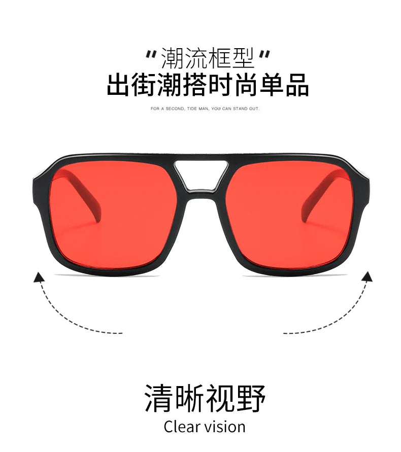 New Small Frame Sunglasses Men's Classic Vintage Square Sun Glasses Women's Outdoor Leisure Eyewear UV400 Oculos De Sol