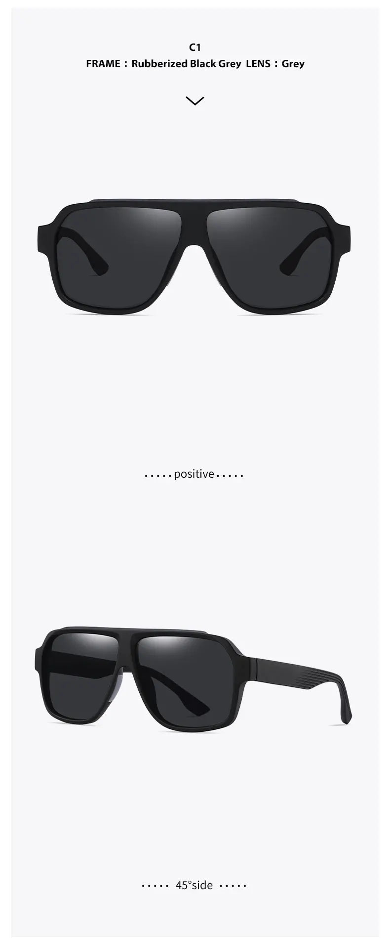 Reven Jate S11105 Men Polarized Sunglasses UV400 Good Quality Polarized Man Sunwear Protection from Strong Sunlight