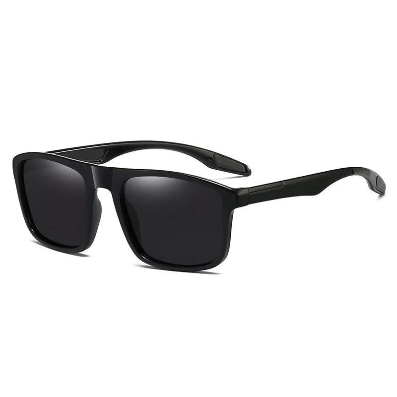 KDEAM Rectangular Ultra Light TR90 Sunglasses Men Polarized TAC 1.1mm Thickness Lens Driving Sun Glasses Women Sports Cat.3