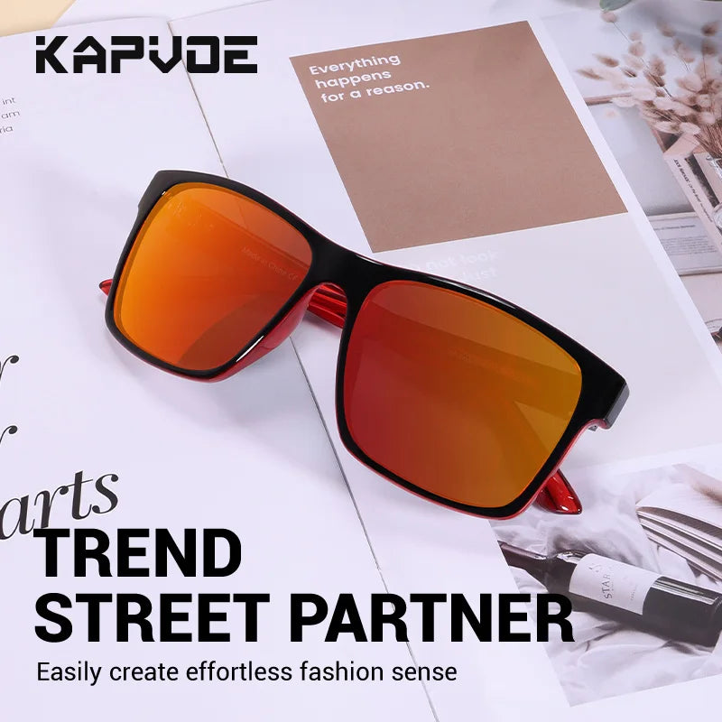 KAPVOE Polarized Cycling Sunglasses Men MTB Cycling Sunglasses Women Road Bike Glasses Outdoor Sports Bicycle Glasses