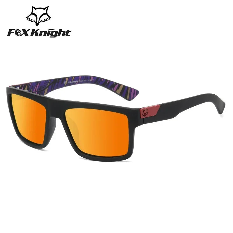 New Fox Knight Brand Square Sunglasses Women Men High Quality Glasses Outdoor Riding Fishing Sun Glasses Retro Shades Uv400