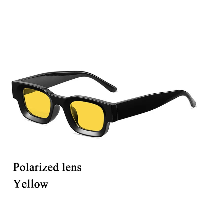 Ruiao Black Mens Polarized Luxury Premium Shades Designer Brand Sunglasses man Square Sun Glasses For Women High Quality UV400