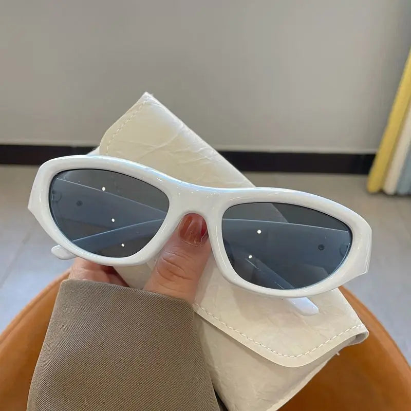 Y2k Punk Sports Sunglasses for Women Men Fashion Mirror