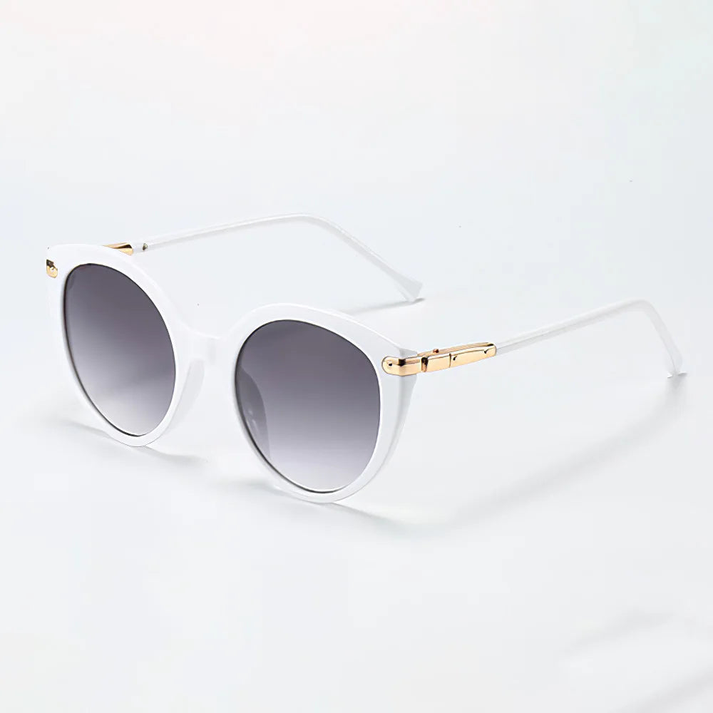 2025 New In Sunglasses for Women Fashion Leopard Print Round Frame Glasses Modern and Minimalist Style Women's Glasses