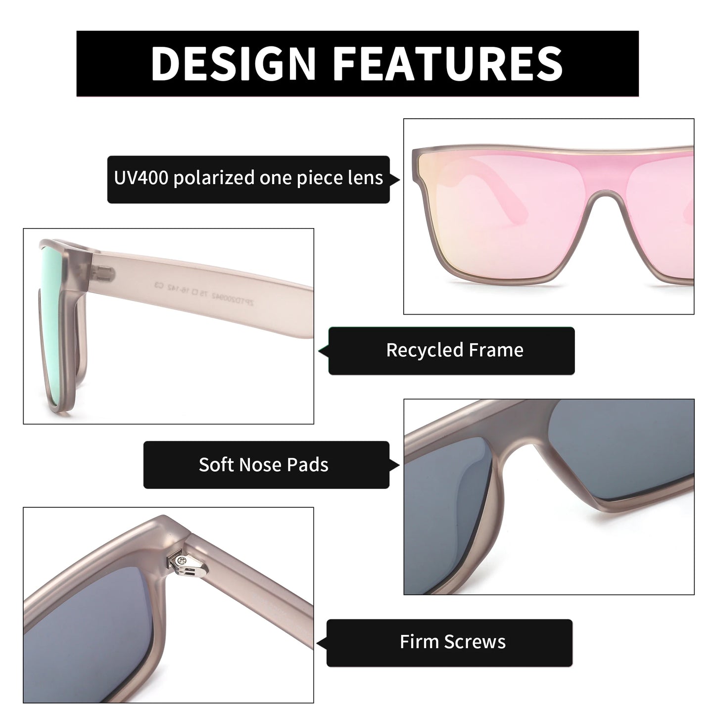 Fashion Travel Luxury Vintage Polarized Sunglasses For Men Women Driving Anti-glare Sun Glasses Eyewear UV400