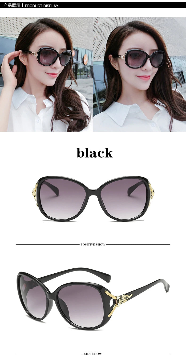 Sunglasses Women UV Blocking Textured Sunglasses Gradient Black Outdoor Sunglasses Oculos Sol Feminino
