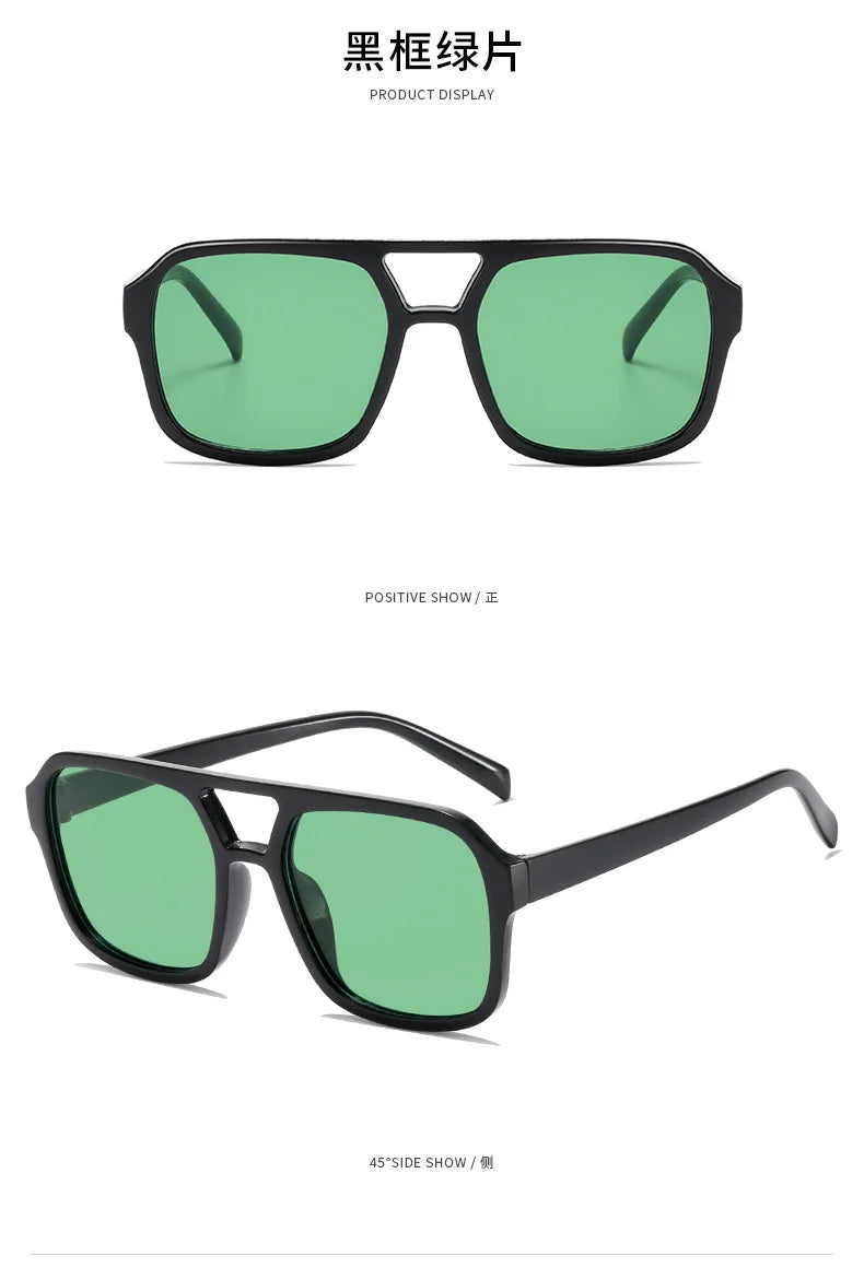 New Small Frame Sunglasses Men's Classic Vintage Square Sun Glasses Women's Outdoor Leisure Eyewear UV400 Oculos De Sol