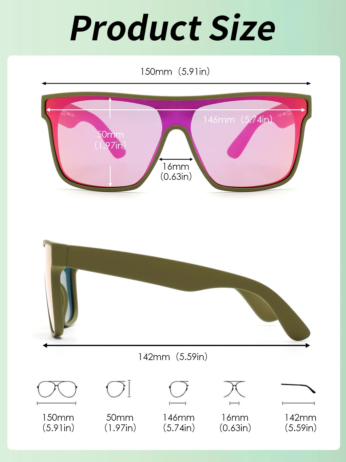 Fashion Travel Luxury Vintage Polarized Sunglasses For Men Women Driving Anti-glare Sun Glasses Eyewear UV400