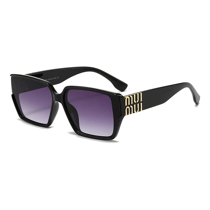 Fashion MM Designer Sunglasses for Women and Men Stylish Square Luxury Glasses Unisex Trend Vintage Shades UV400