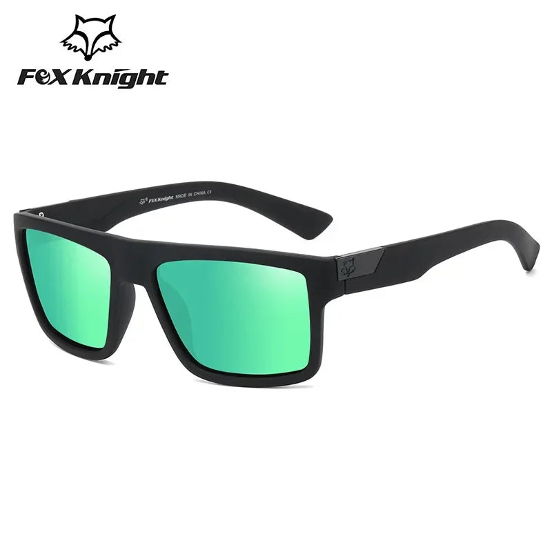 New Fox Knight Brand Square Sunglasses Women Men High Quality Glasses Outdoor Riding Fishing Sun Glasses Retro Shades Uv400