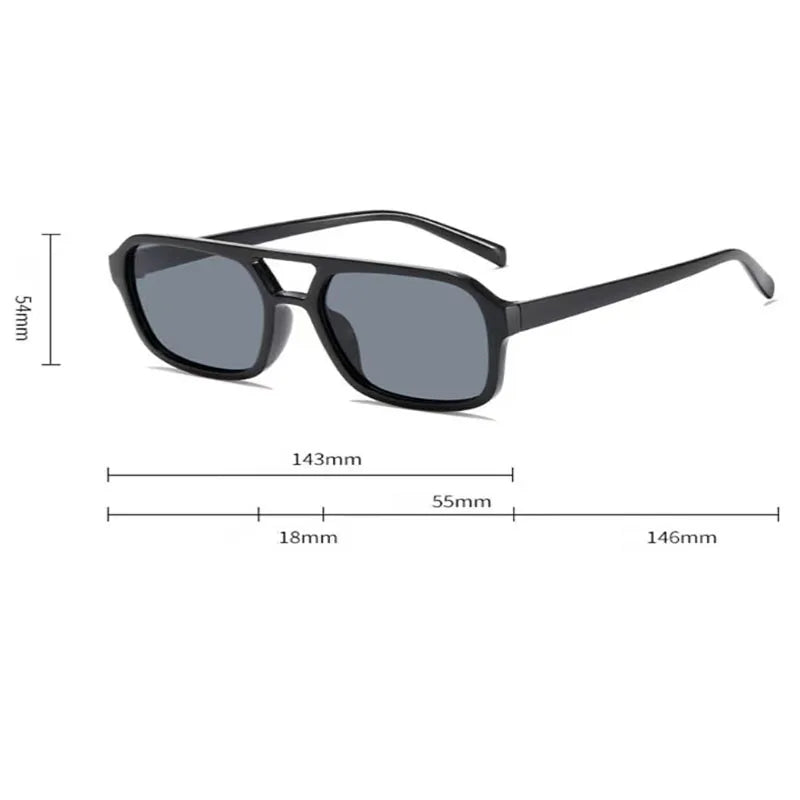 New Small Frame Sunglasses Men's Classic Vintage Square Sun Glasses Women's Outdoor Leisure Eyewear UV400 Oculos De Sol