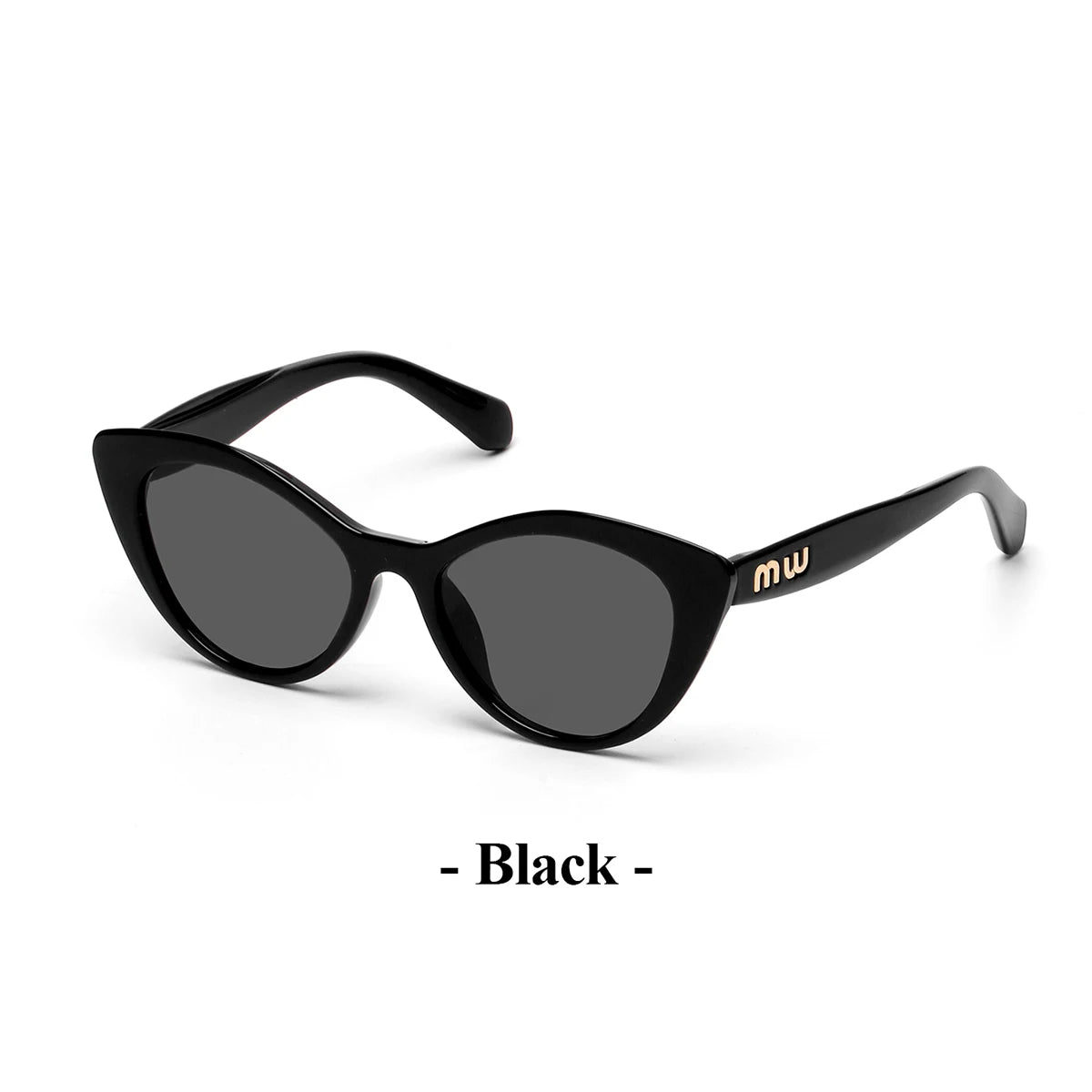 Ruiao fashion sunglasses cat eye shapes women uv 400 men luxury brand designer high quality letter sun glasses girl eyewear
