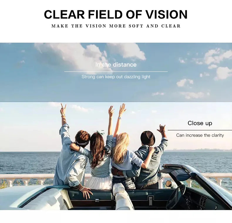 Ruiao Black Mens Polarized Luxury Premium Shades Designer Brand Sunglasses man Square Sun Glasses For Women High Quality UV400