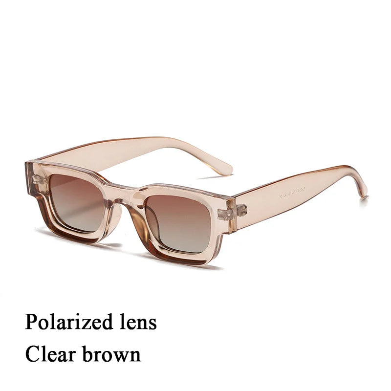 Ruiao Black Mens Polarized Luxury Premium Shades Designer Brand Sunglasses man Square Sun Glasses For Women High Quality UV400