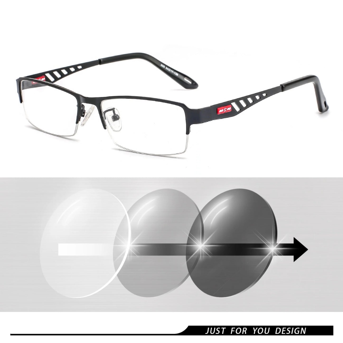 Photochromic Eye Glasses Men Women Myopia Eyeglasses Finished Glasses Students Short Sight Eyewear 0 +0.5 +1 +1.25 +1.5 +1.75 +6