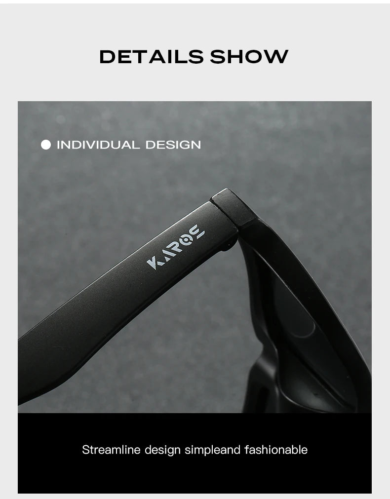 HR Fashion Polarized Sunglasses Women Men Outdoor Sports Glasses Ultra light UV400 Eyewear Retro Fishing Driving Sun Shades