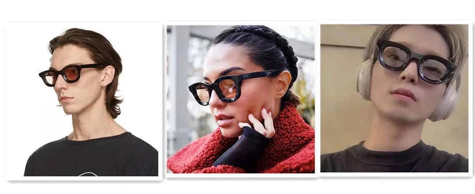Ruiao Black Mens Polarized Luxury Premium Shades Designer Brand Sunglasses man Square Sun Glasses For Women High Quality UV400