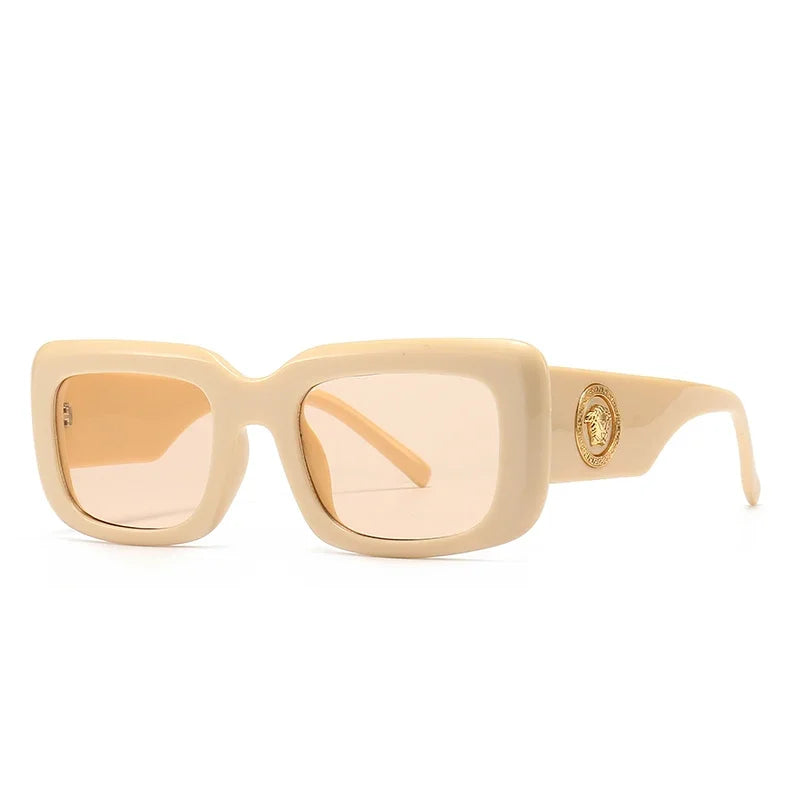 Hot Sale Fashion Sunglasses for Women European American Street Photography Ins Popular Model Square Sunglasses UV400 Men Shades
