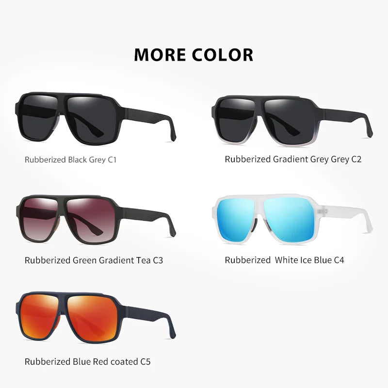 Reven Jate S11105 Men Polarized Sunglasses UV400 Good Quality Polarized Man Sunwear Protection from Strong Sunlight
