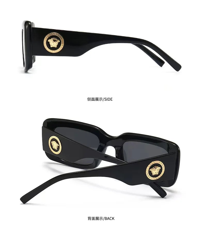 Hot Sale Fashion Sunglasses for Women European American Street Photography Ins Popular Model Square Sunglasses UV400 Men Shades
