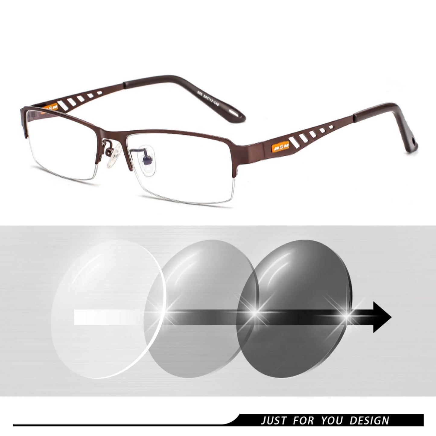 Photochromic Eye Glasses Men Women Myopia Eyeglasses Finished Glasses Students Short Sight Eyewear 0 +0.5 +1 +1.25 +1.5 +1.75 +6