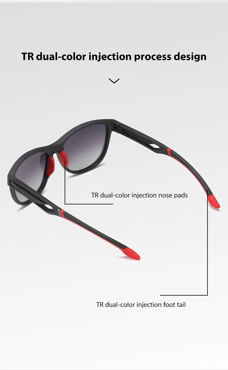Reven Jate S12107 Men Polarized Sunglasses UV400 Good Quality Polarized Man Sunwear Protection from Strong Sunlight