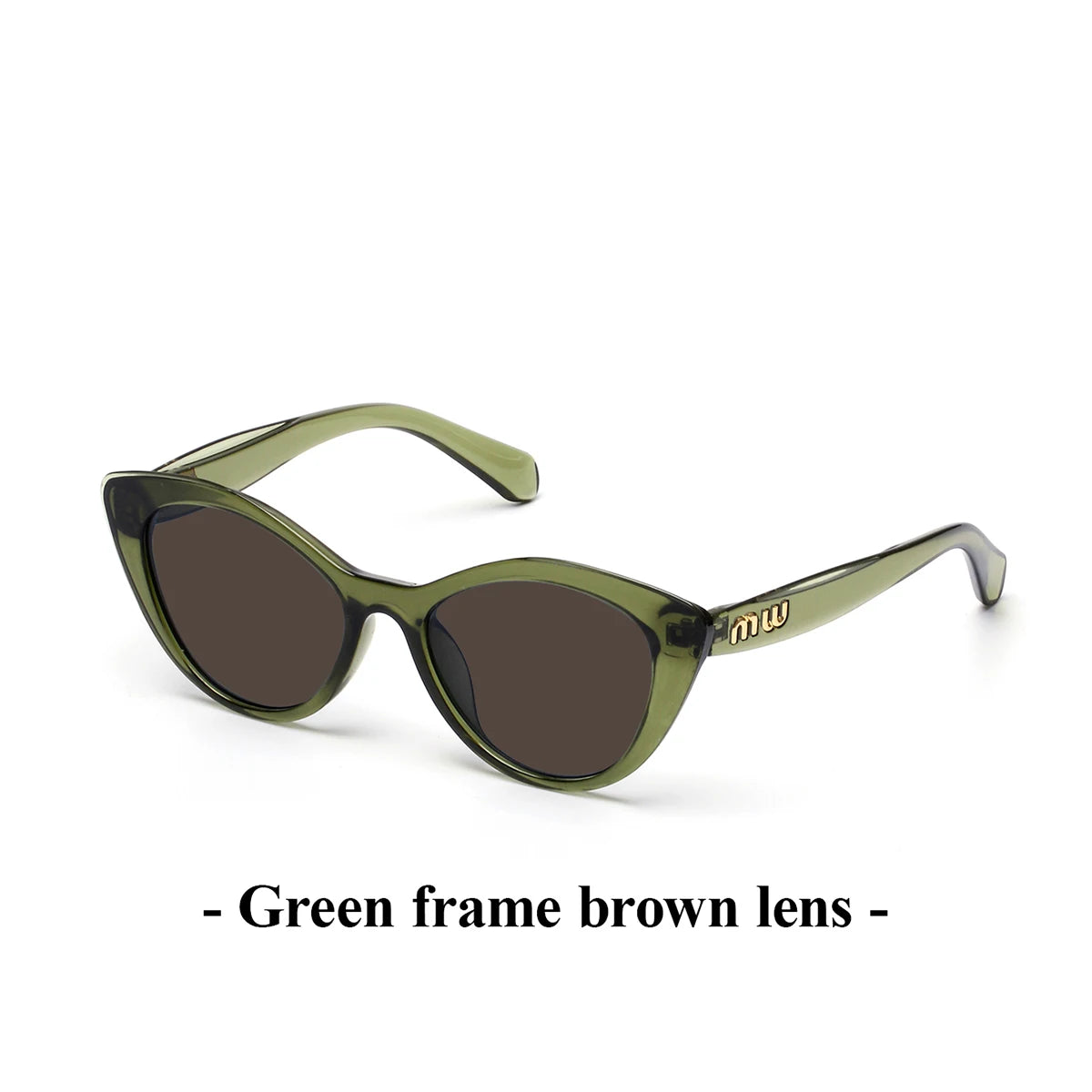 Ruiao fashion sunglasses cat eye shapes women uv 400 men luxury brand designer high quality letter sun glasses girl eyewear