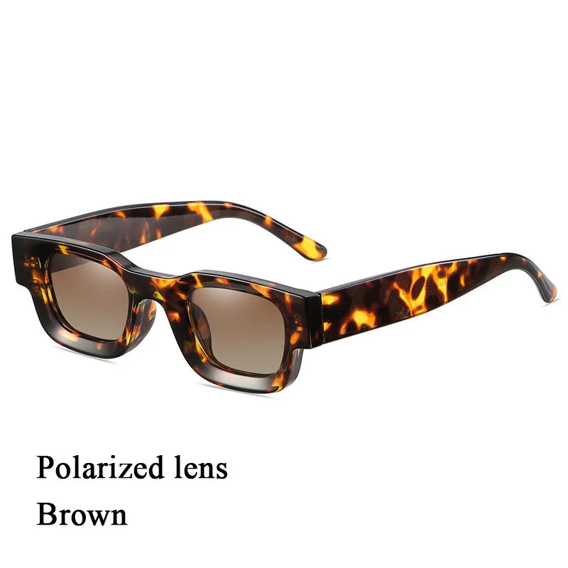 Ruiao Black Mens Polarized Luxury Premium Shades Designer Brand Sunglasses man Square Sun Glasses For Women High Quality UV400