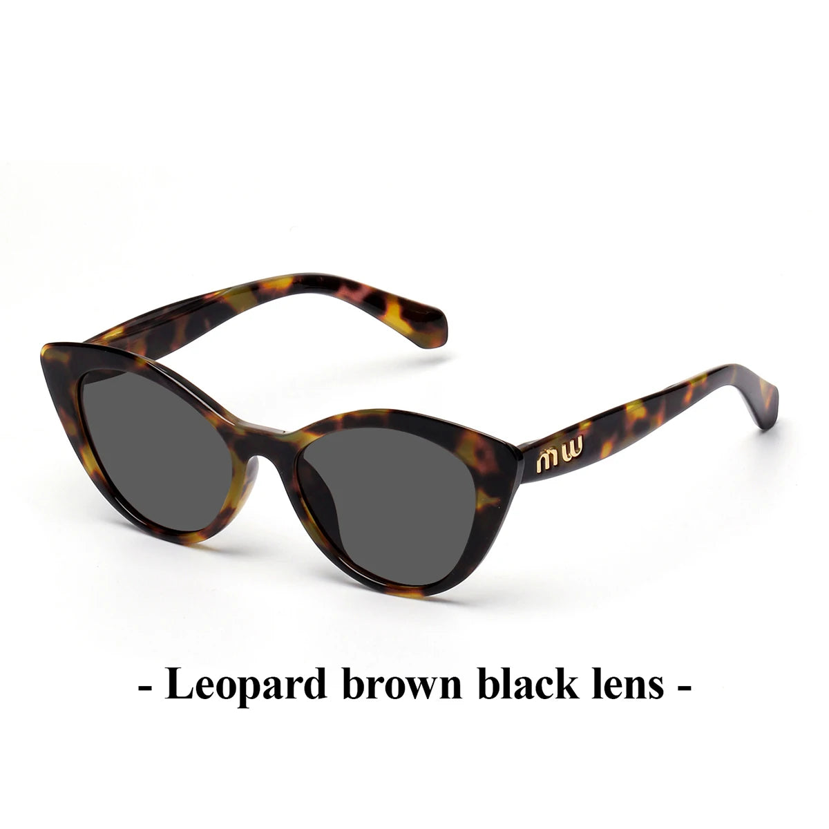 Ruiao fashion sunglasses cat eye shapes women uv 400 men luxury brand designer high quality letter sun glasses girl eyewear