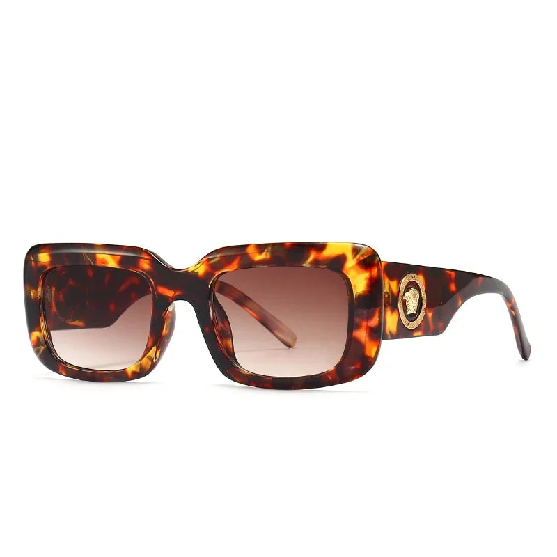 Hot Sale Fashion Sunglasses for Women European American Street Photography Ins Popular Model Square Sunglasses UV400 Men Shades
