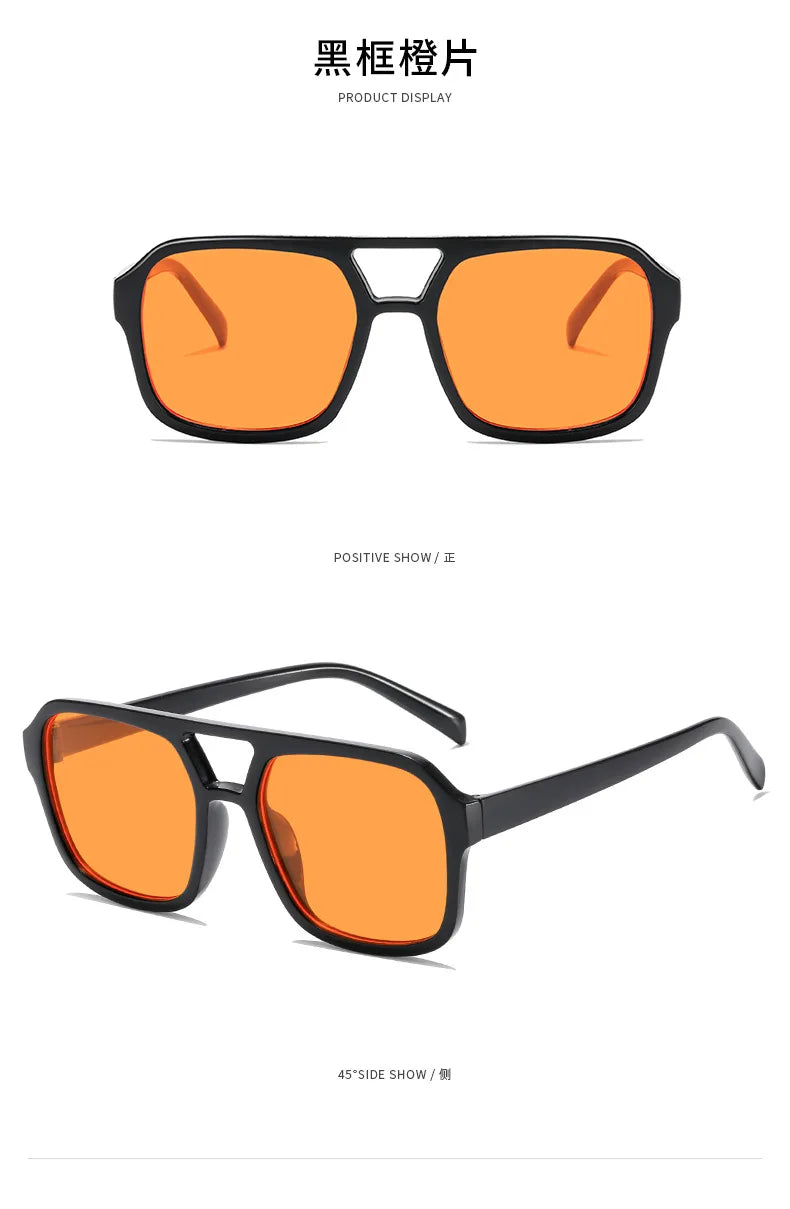 New Small Frame Sunglasses Men's Classic Vintage Square Sun Glasses Women's Outdoor Leisure Eyewear UV400 Oculos De Sol
