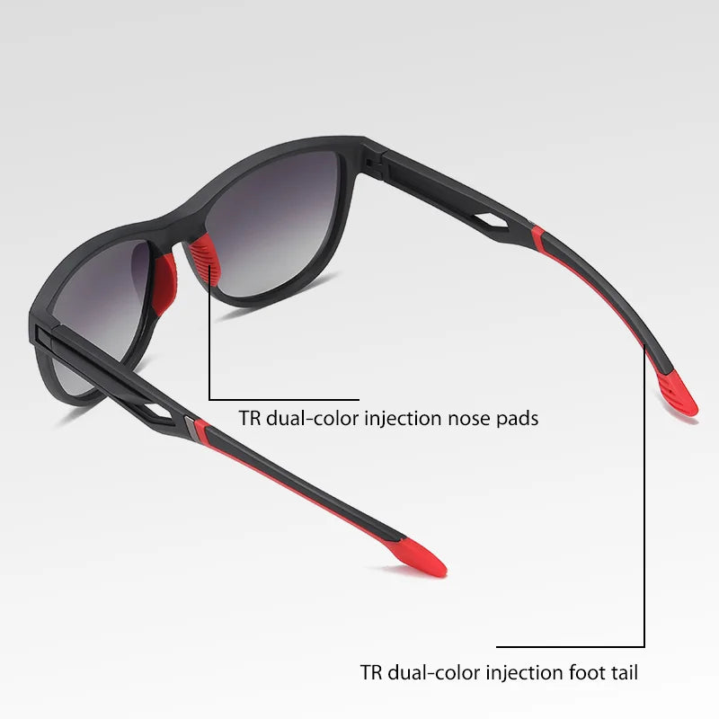 Reven Jate S12107 Men Polarized Sunglasses UV400 Good Quality Polarized Man Sunwear Protection from Strong Sunlight