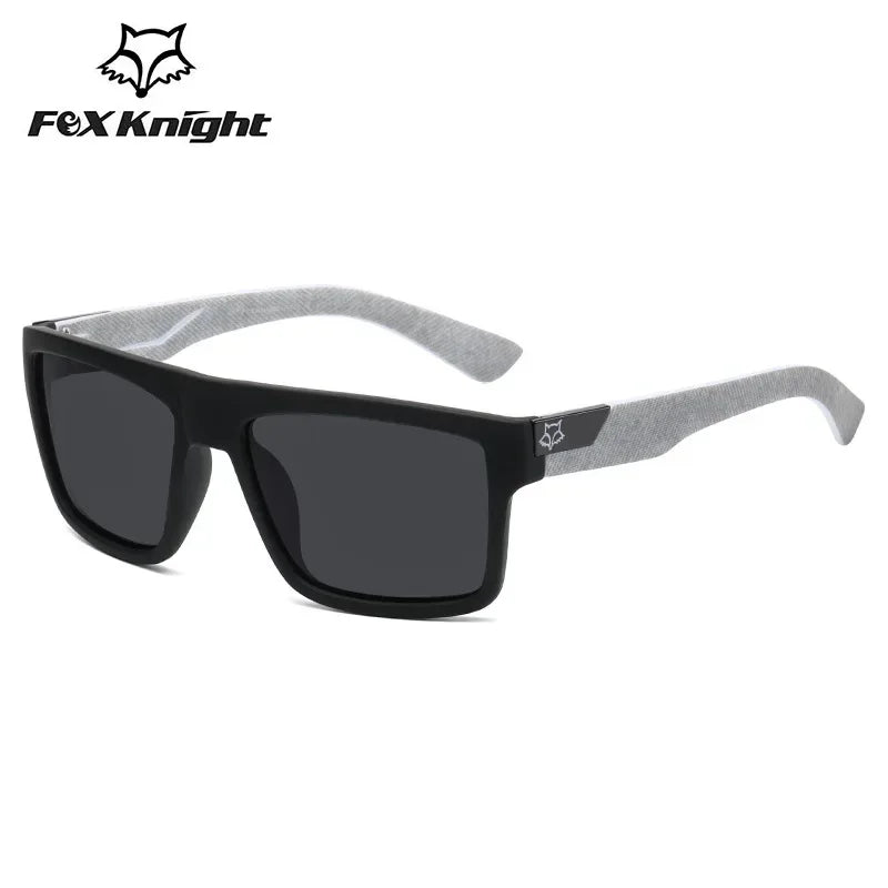 New Fox Knight Brand Square Sunglasses Women Men High Quality Glasses Outdoor Riding Fishing Sun Glasses Retro Shades Uv400
