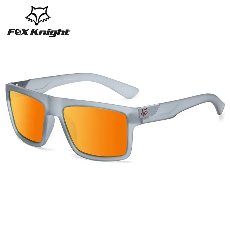 New Fox Knight Brand Square Sunglasses Women Men High Quality Glasses Outdoor Riding Fishing Sun Glasses Retro Shades Uv400
