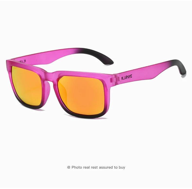 HR Fashion Polarized Sunglasses Women Men Outdoor Sports Glasses Ultra light UV400 Eyewear Retro Fishing Driving Sun Shades