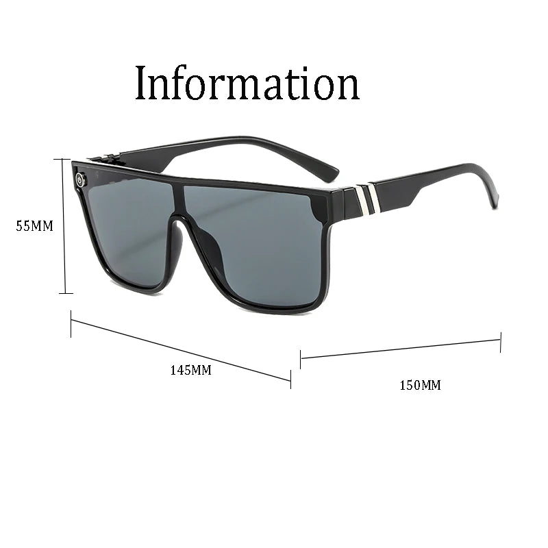 Mixed Blue Mirror Sunglasses Men's Polarized UV Lens Glasses Retro Fashion Square Blender Men's Sunglasses 68009: with box
