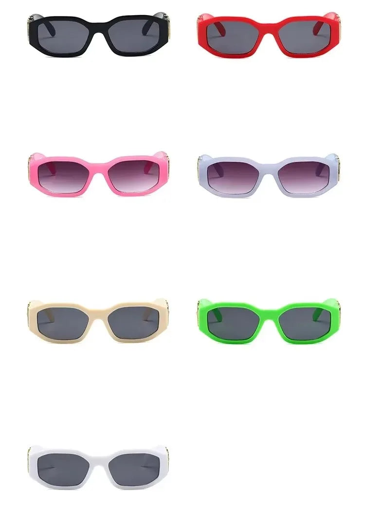 Small Rectangle Sunglasses Men Women Square Sun Glasses Travel Shades Vintage Retro UV400 Lunette Soleil Femme Gafas De Sol