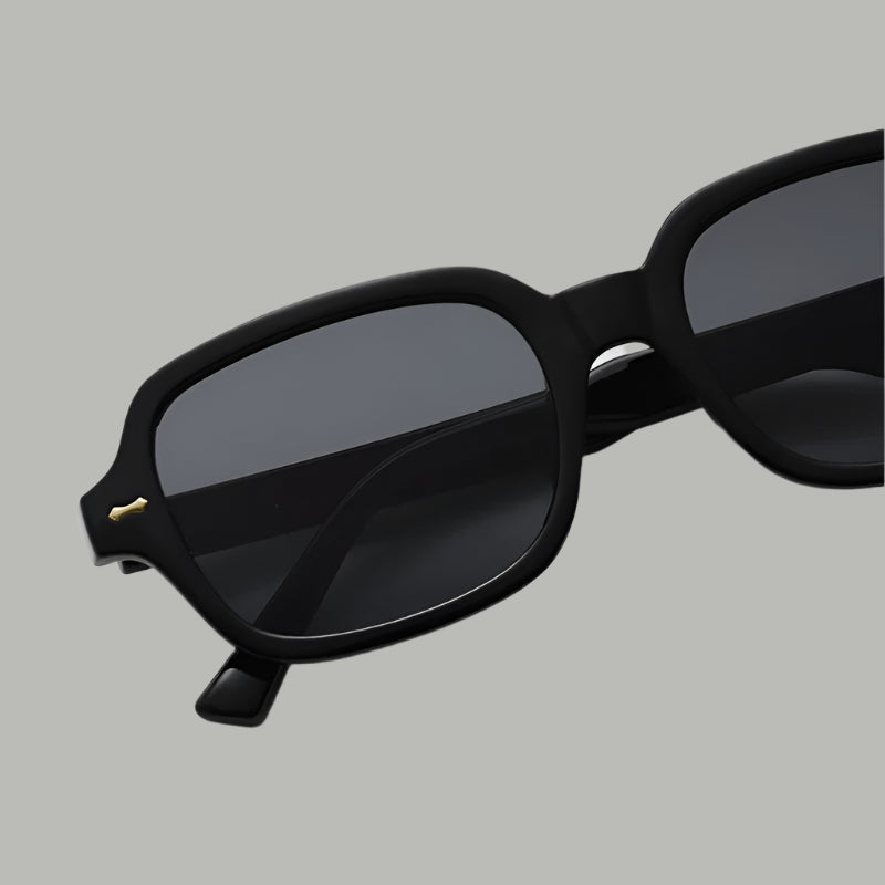 JNPCXI Fashion Square Women Luxury Sunglasses Retro Rivets Men Orange Lens Shades UV400 Sun Glasses