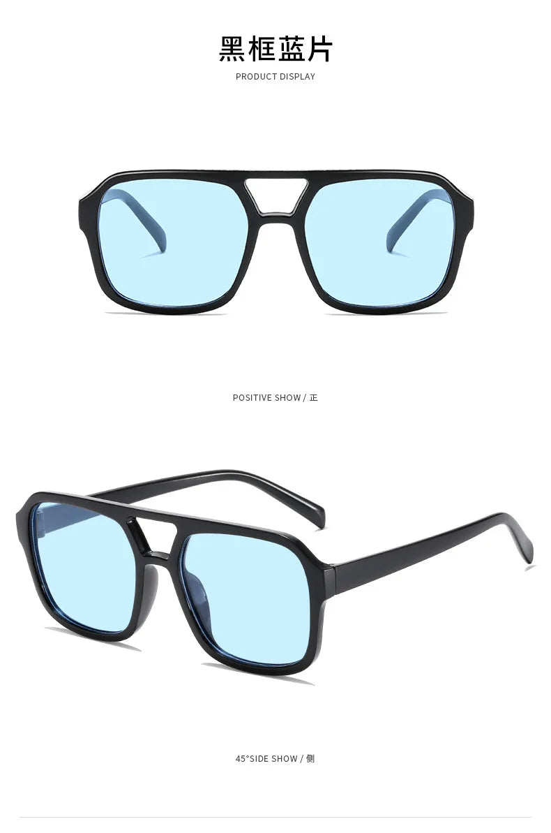 New Small Frame Sunglasses Men's Classic Vintage Square Sun Glasses Women's Outdoor Leisure Eyewear UV400 Oculos De Sol