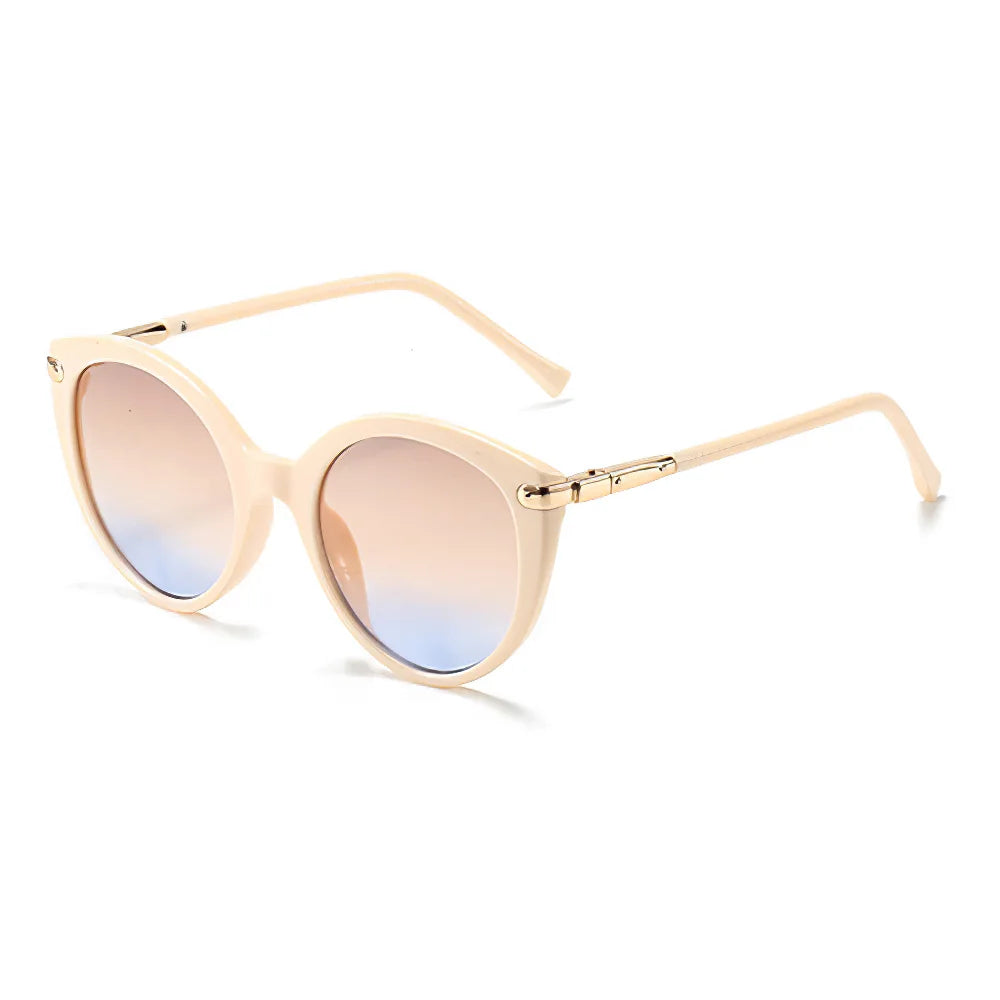 2025 New In Sunglasses for Women Fashion Leopard Print Round Frame Glasses Modern and Minimalist Style Women's Glasses