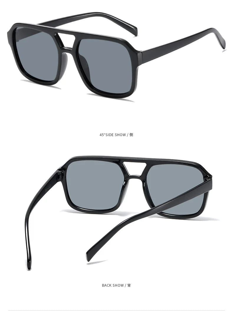 New Small Frame Sunglasses Men's Classic Vintage Square Sun Glasses Women's Outdoor Leisure Eyewear UV400 Oculos De Sol