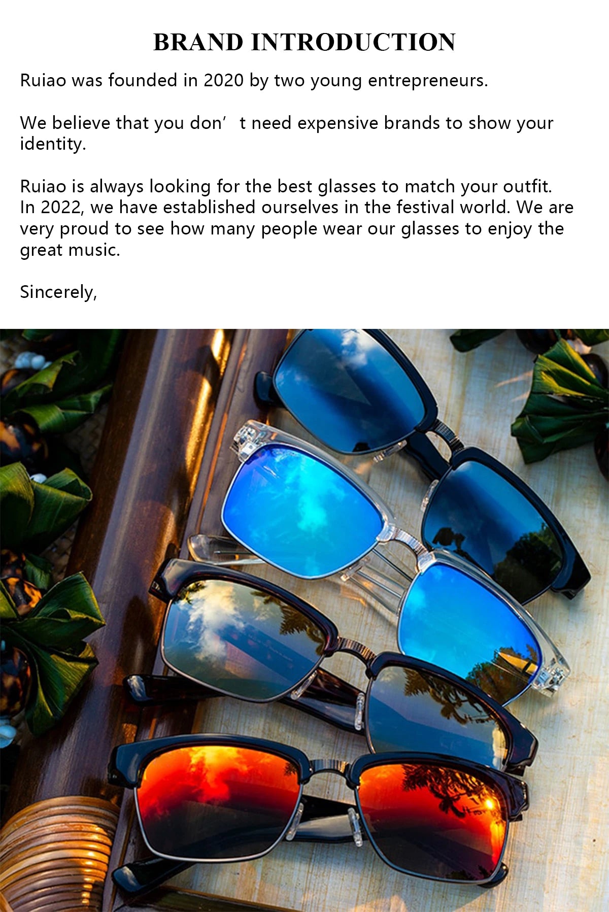 Ruiao Black Mens Polarized Luxury Premium Shades Designer Brand Sunglasses man Square Sun Glasses For Women High Quality UV400